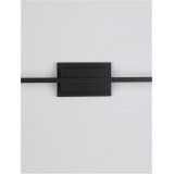 NOVA LUCE 9267020 | Azure Nova Luce zidna svjetiljka 1x LED 1750lm 3000K crno mat, opal