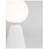 NOVA LUCE 9577011 | Zero-NL Nova Luce stolna svjetiljka 20cm s prekidačem 1x G9 bijelo, opal
