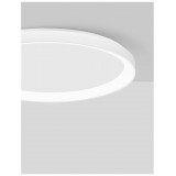 NOVA LUCE 9853671 | Pertino Nova Luce stropne svjetiljke svjetiljka - TRIAC okrugli jačina svjetlosti se može podešavati 1x LED 1800lm 3000K bijelo mat