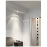 NOVA LUCE 9879107 | Tobia Nova Luce ugradbena svjetiljka četvrtast može se bojati 100x100mm 1x GU10 bijelo