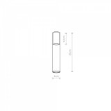 NOWODVORSKI 8538 | Nowodvorski-Cameleon Nowodvorski sjenilo svjetiljka rezervni dijelovi - Cylinder cilindar GU10 bijelo, prozirno