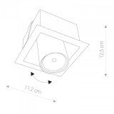 NOWODVORSKI 8937 | Eye-Mod Nowodvorski ugradbena svjetiljka izvori svjetlosti koji se mogu okretati 110x110mm 1x GU10 crno