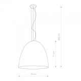NOWODVORSKI 9026 | Egg Nowodvorski visilice svjetiljka s mogućnošću skraćivanja kabla 7x E27 crno, zlatno