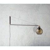NOWODVORSKI 9374 | Monaco-Crane Nowodvorski zidna svjetiljka sa prekidačem na kablu elementi koji se mogu okretati, sa kablom i vilastim utikačem 1x E27 crno, dim