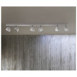 NOWODVORSKI 9595 | Vespa Nowodvorski zidna, stropne svjetiljke svjetiljka elementi koji se mogu okretati 6x GU10 / ES111 bijelo, krom