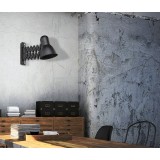 NOWODVORSKI 9890 | Harmony Nowodvorski zidna svjetiljka s prekidačem elementi koji se mogu okretati 1x E27 crno, krom