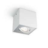 PHILIPS 50491/31/P0 | Box Philips stropne svjetiljke WarmGlow svjetiljka četvorougaoni jačina svjetlosti se može podešavati, izvori svjetlosti koji se mogu okretati 1x LED 500lm 2200 <-> 6500K bijelo, sivo