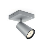 PHILIPS 50571/48/PN | Paisley Philips spot svjetiljka okrugli elementi koji se mogu okretati 1x GU10 aluminij, crno