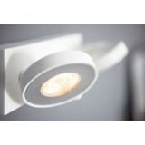 PHILIPS 53172/31/P0 | Clockwork Philips zidna, stropne svjetiljke WarmGlow svjetiljka jačina svjetlosti se može podešavati, izvori svjetlosti koji se mogu okretati 2x LED 1000lm 2700K bijelo