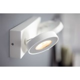 PHILIPS 53172/31/P0 | Clockwork Philips zidna, stropne svjetiljke WarmGlow svjetiljka jačina svjetlosti se može podešavati, izvori svjetlosti koji se mogu okretati 2x LED 1000lm 2700K bijelo