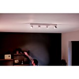 PHILIPS 56244/31/P0 | Star Philips zidna, stropne svjetiljke WarmGlow svjetiljka jačina svjetlosti se može podešavati, izvori svjetlosti koji se mogu okretati 4x LED 2000lm 2700K bijelo