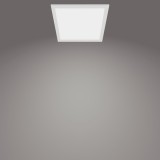 PHILIPS 8719514326668 | Touch-PH Philips stropne svjetiljke SLIM LED panel - SceneSwitch četvrtast s impulsnim prekidačem jačina svjetlosti se može podešavati 1x LED 1200lm 4000K bijelo