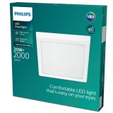 PHILIPS 8719514328792 | Magneos Philips zidna, stropne svjetiljke SLIM LED panel četvrtast 1x LED 2000lm 2700K bijelo