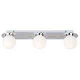 RABALUX 2112 | Becca-RA Rabalux zidna, stropne svjetiljke svjetiljka 3x G9 IP44 krom, bijelo