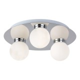 RABALUX 2113 | Becca-RA Rabalux stropne svjetiljke svjetiljka 3x G9 IP44 krom, bijelo