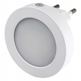 RABALUX 2282 | Pumpkin-RA Rabalux utična svjetiljka svjetiljka okrugli svjetlosni senzor - sumračni prekidač 1x LED 5lm 3000K bijelo, opal