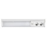 RABALUX 2321 | Bath Rabalux zidna svjetiljka s prekidačem s utičnicom 1x G23 / T1U 840lm 2700K bijelo