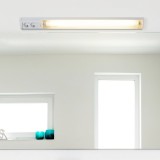 RABALUX 2323 | Bath Rabalux zidna svjetiljka s prekidačem s utičnicom 1x G13 / T8 2700lm 2700K bijelo