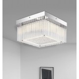 RABALUX 2451 | Marcella Rabalux stropne svjetiljke svjetiljka 1x LED 1550lm 4000K krom, prozirno