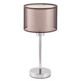 RABALUX 2631 | Anastasia Rabalux stolna svjetiljka 39cm sa prekidačem na kablu 1x E27 krom, smeđe