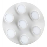 RABALUX 2715 | ElsaR Rabalux stropne svjetiljke svjetiljka 7x LED 2940lm 4000K bijelo mat