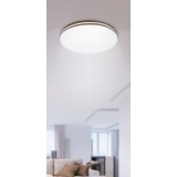 RABALUX 2763 | Oscar-RA Rabalux stropne svjetiljke svjetiljka okrugli 1x LED 1350lm 4000K bijelo, boja oraha