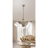 RABALUX 2779 | Aletta Rabalux luster svjetiljka 3x E14 bronca, bijelo