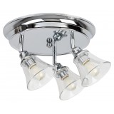 RABALUX 3210 | Antoine Rabalux stropne svjetiljke svjetiljka 3x E14 krom, prozirna