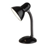 RABALUX 4169 | Dylan Rabalux stolna svjetiljka 34,5cm s prekidačem fleksibilna 1x E27 crno, bijelo