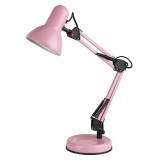 RABALUX 4179 | Samson Rabalux stolna svjetiljka 49cm sa prekidačem na kablu elementi koji se mogu okretati 1x E27 ružičasto, crno
