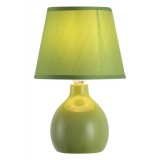 RABALUX 4477 | Ingrid Rabalux stolna svjetiljka 28cm sa prekidačem na kablu 1x E14 zeleno