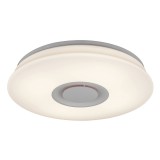 RABALUX 4541 | Rabalux-Smart-Murry Rabalux stropne svjetiljke smart rasvjeta okrugli daljinski upravljač zvučnik, jačina svjetlosti se može podešavati, promjenjive boje, sa podešavanjem temperature boje, Bluetooth 1x LED 1440lm 3000 <-> 6000K bijelo