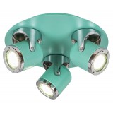 RABALUX 5035 | April-RA Rabalux spot svjetiljka elementi koji se mogu okretati 3x GU10 menta, krom