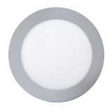 RABALUX 5585 | Lois Rabalux ugradbene svjetiljke LED panel okrugli Ø170mm 170x170mm 1x LED 800lm 4000K IP44 krom, bijelo