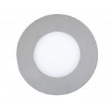 RABALUX 5588 | Lois Rabalux ugradbene svjetiljke LED panel okrugli Ø90mm 90x90mm 1x LED 170lm 3000K IP44 krom, bijelo