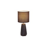 RABALUX 5704 | Amiel Rabalux stolna svjetiljka 43cm s prekidačem 1x E27 smeđe, krom