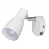 RABALUX 6025 | Ebony Rabalux spot svjetiljka s prekidačem elementi koji se mogu okretati 1x E27 bijelo