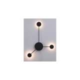 RABALUX 6259 | Amadeo-RA Rabalux zidna, stropne svjetiljke svjetiljka 1x LED 750lm 4000K crno
