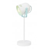 RABALUX 7015 | Minuet Rabalux stolna svjetiljka 40cm s prekidačem elementi koji se mogu okretati 1x E14 bijelo, menta