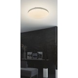 RABALUX 71179 | Oscar-RA Rabalux stropne svjetiljke svjetiljka okrugli 1x LED 1350lm 4000K srebrno, bijelo, svjetlucavi