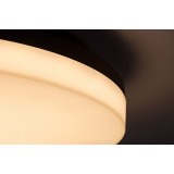 RABALUX 7265 | Pernik Rabalux stropne svjetiljke svjetiljka okrugli 1x LED 2400lm 3000K IP54 IK08 crno, opal