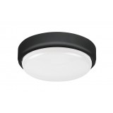 RABALUX 7407 | Hort Rabalux zidna, stropne svjetiljke svjetiljka okrugli 1x LED 1100lm 4000K IP54 IK06 crno, bijelo