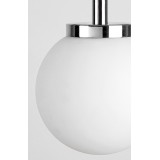 RABALUX 75007 | Togo Rabalux visilice svjetiljka 1x E14 IP44 krom, bijelo