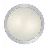 RABALUX 75008 | Klementine Rabalux stropne svjetiljke svjetiljka okrugli 2x E27 IP44 krom, bijelo