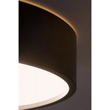 RABALUX 75009 | Larcia Rabalux stropne svjetiljke svjetiljka okrugli 1x LED       970lm 4000K IP44 crno, opal