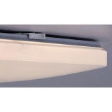 RABALUX 75014 | Vendel Rabalux stropne svjetiljke svjetiljka četvrtast sa senzorom, svjetlosni senzor - sumračni prekidač 1x LED      1400lm 4000K bijelo, opal