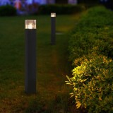 RABALUX 77082 | Loanda Rabalux podna svjetiljka 65cm 1x E27 IP54 crno, dim