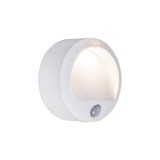 RABALUX 7980 | Amarillo Rabalux zidna svjetiljka sa senzorom baterijska/akumulatorska, UV odporna plastika 1x LED 50lm 3000K IP44 bijelo