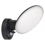 RABALUX 8135 | Varna Rabalux zidna svjetiljka sa senzorom UV odporna plastika 1x LED 720lm 4000K IP54 UV crno, bijelo