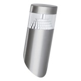RABALUX 8141 | Detroit Rabalux zidna svjetiljka UV odporna plastika 1x LED 450lm 4000K IP44 UV plemeniti čelik, čelik sivo